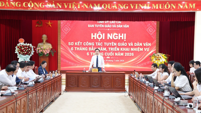 Ban Tuyên giáo và Dân vận Tỉnh ủy gặp mặt kỷ niệm 96 năm Ngày truyền thống ngành Tuyên giáo của Đảng và sơ kết công tác tuyên giáo, dân vận 6 tháng đầu năm 2026