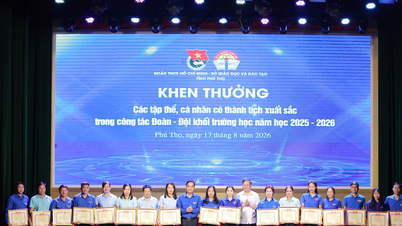 Phu Tho commends outstanding examples in school Youth Union and Young Pioneer activities.