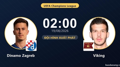 LIVE Dinamo Zagreb vs Viking: Starting Lineups