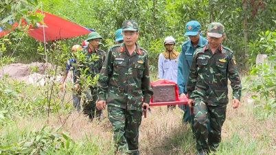 A província de Quang Ngai descobriu um conjunto de restos mortais que se acredita serem de um soldado que morreu em 1966.
