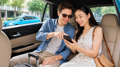 Det er enkelt å bestille taxi/sykkel i Vietnam på VNPAY-appen for internasjonale turister.