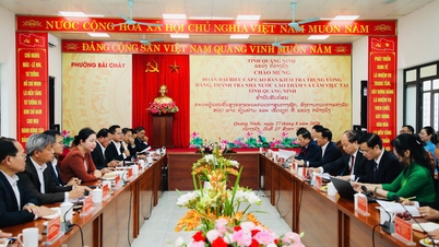A high-level delegation from the Lao State Inspectorate visited and worked in Quang Ninh province.