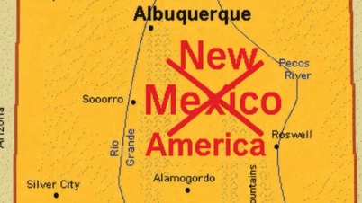Trump propuso cambiar el nombre del estado de Nuevo México a 'Nueva América'.