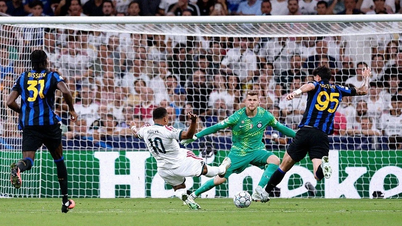 Real Madrid versloeg Inter Milan in een hereniging met José Mourinho.