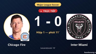 SIARAN LANGSUNG Chicago Fire vs Inter Miami: Di ​​akhir babak pertama, Chicago Fire unggul 1-0
