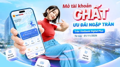 ÅPEN VIETBANK DIGITAL PLUS: OPPGRADÉR OPPLEVELSEN DIN, FÅ RABATTER OPP TIL 600 000 VND