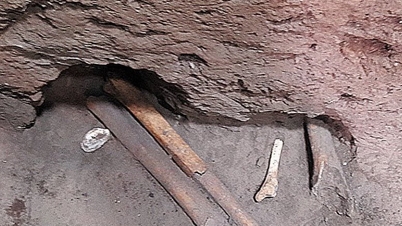 Prehistoric human remains discovered in volcanic cave in the Central Highlands.