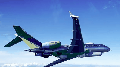 Türkiye tests the Hava SOJ long-range electronic warfare aircraft based on the Global 6000 platform.