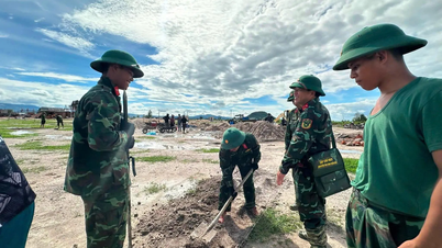 Ấm áp tình quân dân tại khu tái định cư mới Tơ Khế