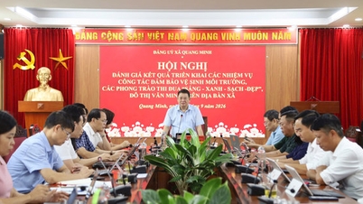 ឃុំក្វាងមិញ៖ ពង្រឹងវិធានការដើម្បីធានាបរិស្ថាន «ភ្លឺ - បៃតង - ស្អាត - ស្រស់ស្អាត»។