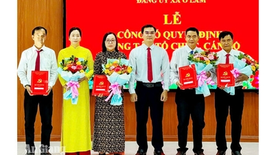 The Party Committee of O Lam commune established 9 subordinate Party branches.
