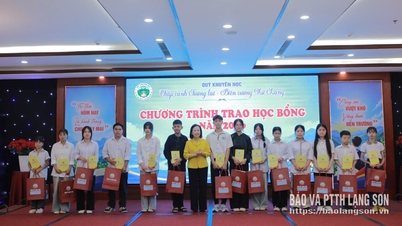 អាហារូបករណ៍ចំនួន ៨៥ នឹងត្រូវបានផ្តល់ជូនដោយមូលនិធិ "Wings for the Future - Lang Son Border Region" ក្នុងឆ្នាំ ២០២៦។