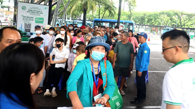 Kota Ho Chi Minh mengadakan undian bagi penumpang bus untuk memenangkan 100 juta VND.