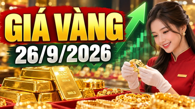 Image 35: 今日（9月26日）黄金价格：SJC黄金价格保持不变，世界黄金价格小幅回升。