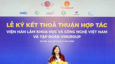 Vingroup colabora con la Academia de Ciencias y Tecnología de Vietnam.