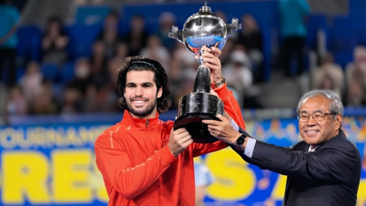 Carlos Alcaraz forsvarede med succes sin Japan Open-titel.