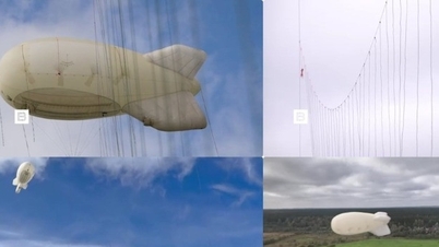 Rusia testează un sistem de baloane conceput special pentru a contracara dronele.