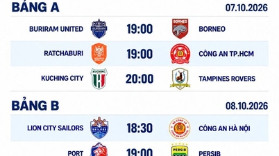 Programma in diretta della Shopee Cup 2026-2027: la polizia di Hanoi e la polizia di Ho Chi Minh City scendono in campo.