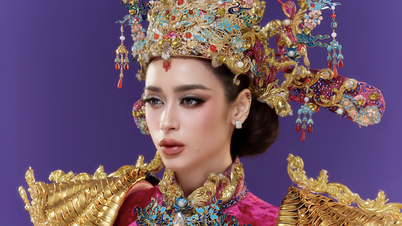 Hậu trường chuẩn bị trang phục dân tộc gần 20kg cho Emoura Phạm