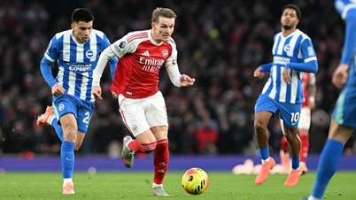 Arsenal versloeg Brighton en heroverde daarmee de eerste plaats in de Premier League.
