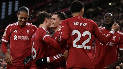 Florian Wirtz menjaringkan gol pertama, ketika Liverpool menang pada Malam Tahun Baru di Anfield.