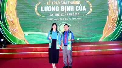 Lernen Sie die beiden jungen Leute aus An Giang kennen, die den 20. Luong Dinh Cua Preis erhalten haben.