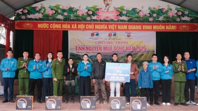 Belia Hai Phong menyertai 'Program Sukarelawan Musim Sejuk' di wilayah Lang Son.