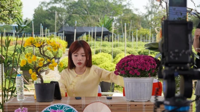 꽃과 관상용 식물을 소개, 홍보 및 판매하기 위한 라이브 스트리밍.
