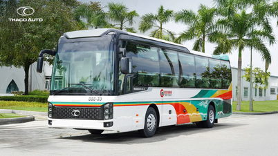 Der erste Schlafwagenbus der Marke THACO wurde auf den philippinischen Markt exportiert.