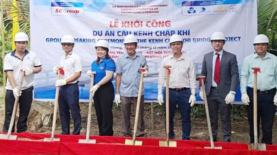 Thanh Hung baute zwei ländliche Verkehrsbrücken, die über 800 Millionen VND kosteten.