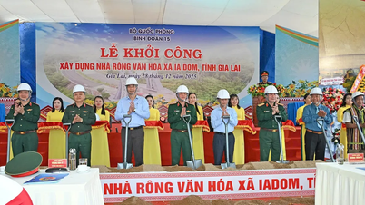 Gia Lai: Khởi công xây dựng Nhà rông văn hóa xã Ia Dom