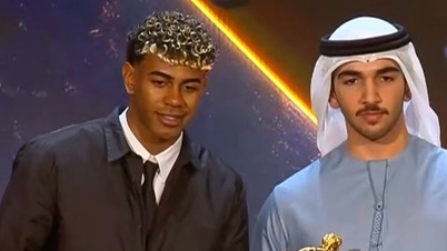 Yamal nói gì mà Ronaldo và khán phòng bật cười tại lễ trao giải Globe Soccer Awards?