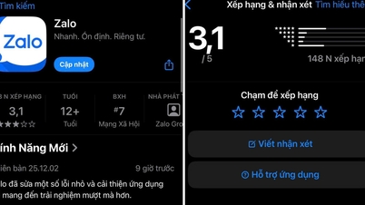 Zalo nhận ‘bão’ đánh giá 1 sao và bình luận 'xấu' từ người dùng