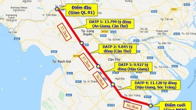 Cao tốc Châu Đốc - Cần Thơ - Sóc Trăng 45.000 tỷ: Mục tiêu thông xe vào tháng 6/2026