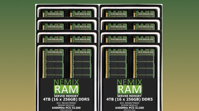 Nemix launches a $77,000 4TB DDR5 memory module for AI servers.