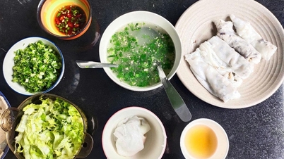 Bánh ướt đậm vị quê nhà