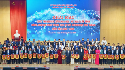 พิธีเปิดการแข่งขันงานวิจัยวิทยาศาสตร์และเทคโนโลยีระดับจังหวัด สำหรับนักเรียนมัธยมต้นและมัธยมปลาย ประจำปีการศึกษา 2025-2026