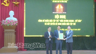 Anunciamos la marca colectiva “Moc Duong Quang – My Hao” y otorgamos el derecho de uso de la marca colectiva.
