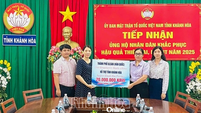 Erhielt 20 Millionen Won von der Stadt Ulsan, um Khanh Hoa bei der Bewältigung der Folgen der Überschwemmungen zu unterstützen.