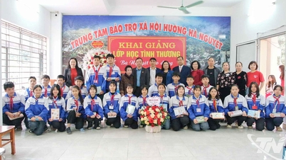 Huong Ha Nguyet sosialsenter åpner veldedighetsklasser.