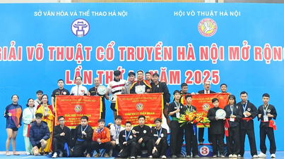 2025 하노이 전통 무술 오픈 토너먼트 폐막식: 전통 무술의 확산과 가치 보존