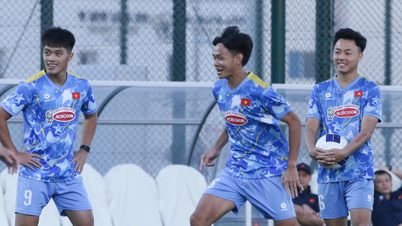 Vietnam U23 készen áll a Szíria U23 elleni mérkőzésre.
