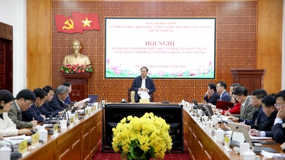การประชุมได้ทบทวนการดำเนินการตามมติหมายเลข 57-NQ/TW ในปี 2025 และได้กำหนดภารกิจหลักและแนวทางแก้ไขสำหรับปี 2026