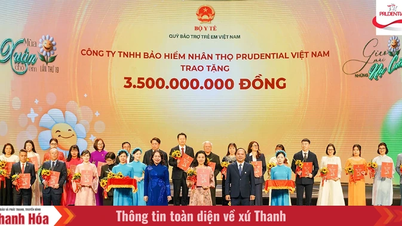 Prudential cam kết hỗ trợ các mầm non tương lai 3.5 tỷ đồng trong năm 2026 thông qua quỹ bảo trợ trẻ em Việt Nam