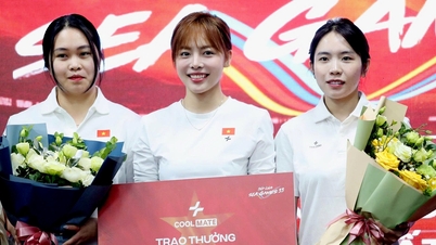 Het Vietnamese schietteam ontving een beloning van 270 miljoen VND na de 33e SEA Games.