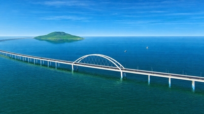 Podul maritim Hon Khoai, cu un cost de 25,7 trilioane de VND: Un mega-proiect record în partea cea mai sudică a Vietnamului.