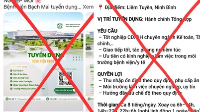 L'hôpital Bach Mai lance un avertissement urgent : une fausse page de fans recrute et trompe les gens en leur faisant scanner des codes QR.