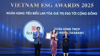 SeABank는 베트남 ESG 어워드와 베트남 신뢰 브랜드 2025에서 사회적 책임 분야에서 두각을 나타냈습니다.