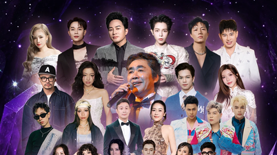 Tung Duong ve Truc Nhan, yılbaşı gecesi geri sayım konserinde sahne aldı.