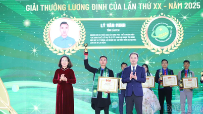 Ly Van Minh - den eneste representanten fra Lao Cai som mottar Luong Dinh Cua Award 2025